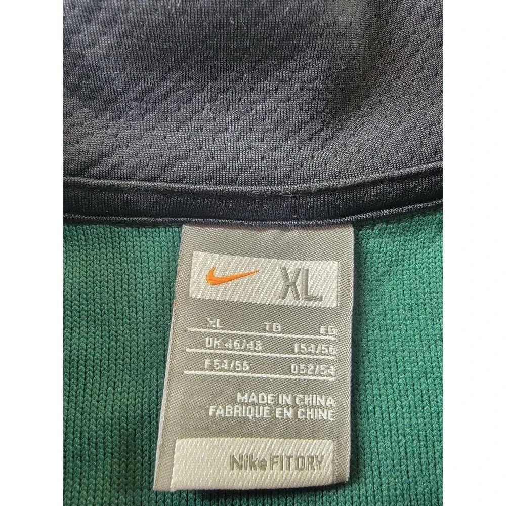Nike Pullover Mens Extra‎ Large Green Quarter Zip FitDry Performance 353331-351
